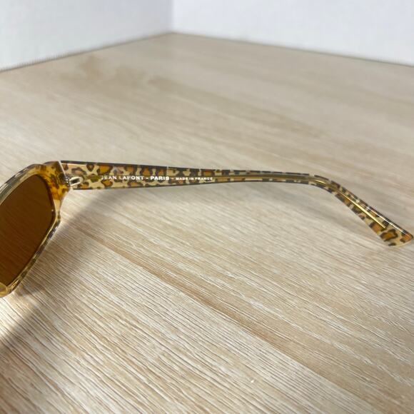 Jean Lafont Paris Niki 380 Sunglasses Leopard Print Amazing Cond! 50-14-142